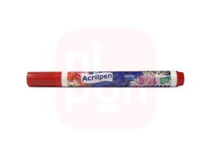 Caneta de Tecido Acrilpen Vermelho Fogo - Acrilex