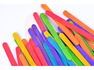 Palito de Sorvete Colorido (C/100 Unidades)