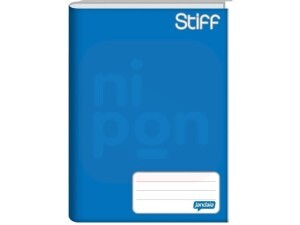 Caderno Brochura 1/4 Azul 96 Fls STIFF