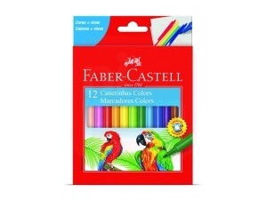 Caneta Hidrográfica 12 Cores  - Faber-Castell