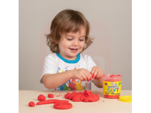 Massa de Modelar 150g Soft Vermelho - Acrilex