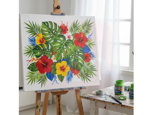 Tinta para Tecido 37ml Verde Folha 510 – Acrilex 