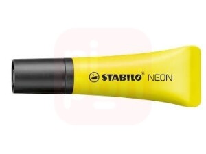 Caneta Marca Texto Stabilo Neon Amarelo 72/24